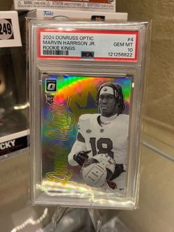 2024 Donruss Optic Marvin Harrison Jr. Rookie Kings PSA 10