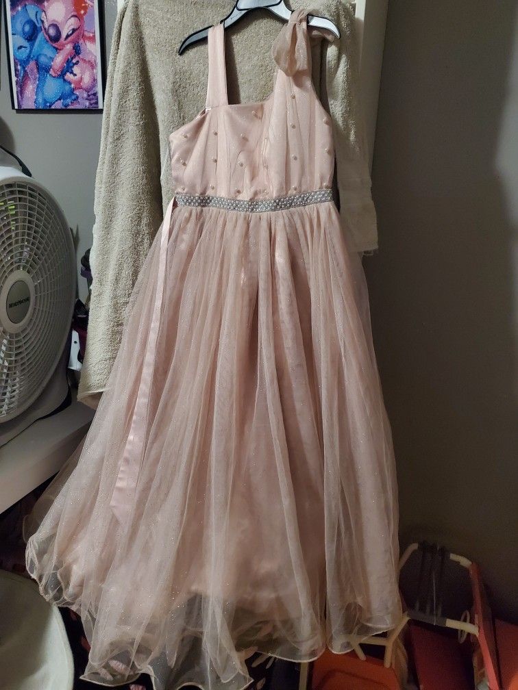 Girls Long Formal Dress 