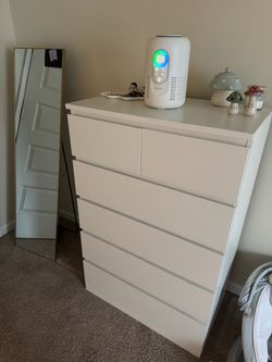 IKEA Malm 6-Drawer Chest White