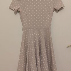 A Line Polka Dots Dress