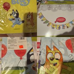 Bluey Birthday Items 
