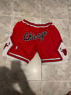 Just Don Chicago Bulls 1997-98 Shorts SZ M- No Drawstring-Distressed-ReSewn-Read