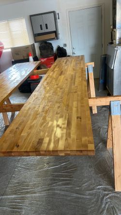 Counter top butcher block