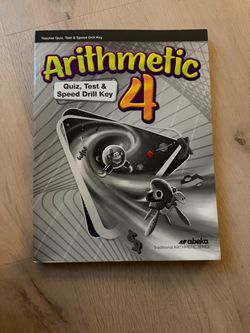 BRAND NEW! Abeka Arithmetic 4 Answer key for Quiz, Test, & Speed Drill