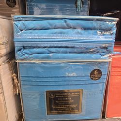 New 6pc King Deep Pocket Sheet Set All Sizes Available 