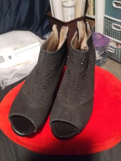 Black Boots Womens 11 Worn Once