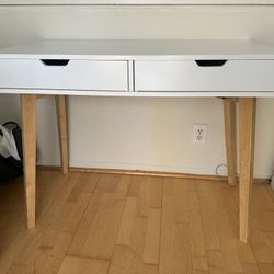 White desk
