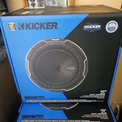2 Kickers Comp Q 10s Subwoofers 800 RMS Each Sub. Brand New !!! 2 Subs