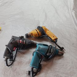 Dewalt, Makita Corded Drills