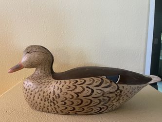 Vintage Wooden Duck Decoy