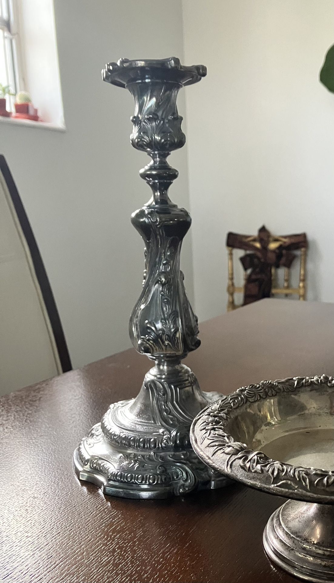 Silver Plated Candlestick