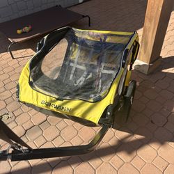 Schwinn Prescott Bike Trailer - Yellow/Black