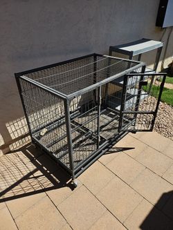 Large dog kennel