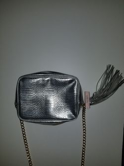 Victorias secret silver party crossbody