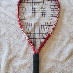 Wilson Striker Aluminum Red Racquetball Racquet  - Great Condition- Gently Used