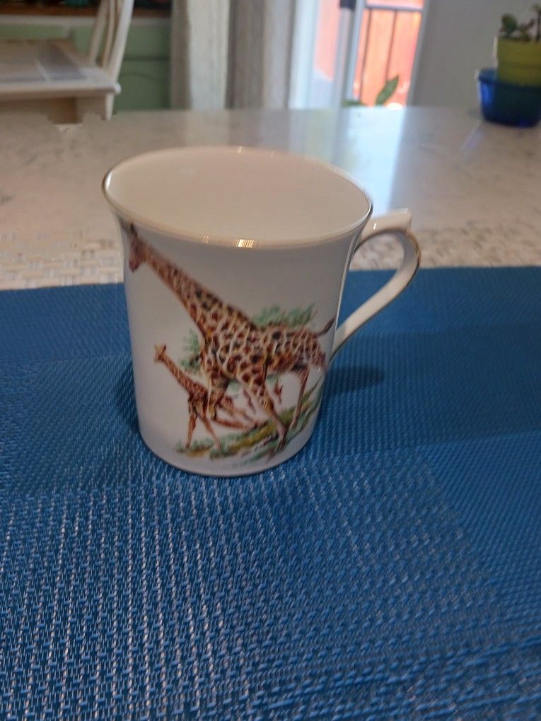 Vintage Rosina Bone China Giraffe Cup 
