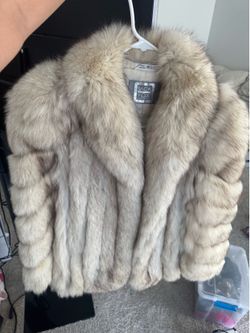 Real fur coat