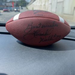Herschel Walker  Signed Ball Football 