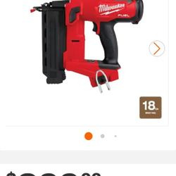Milwaukee 20V 18. Gauge Brad Nailer