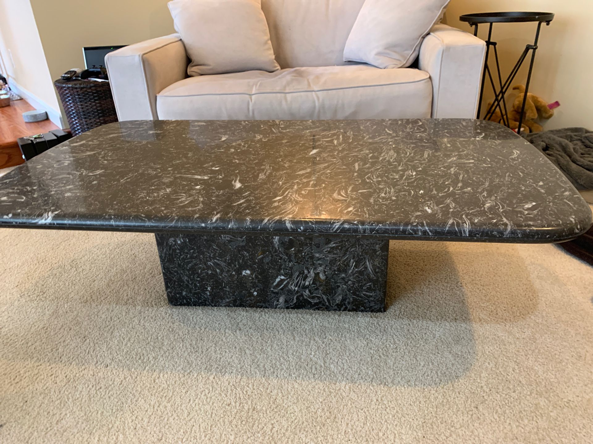 Solid Marble Coffee Table