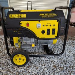 Champion 6875 starting and 5500 continuous power generator