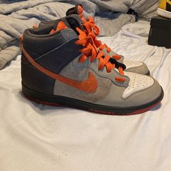 Nike dunk Size 10 1/2 Orang, Brown, Tan