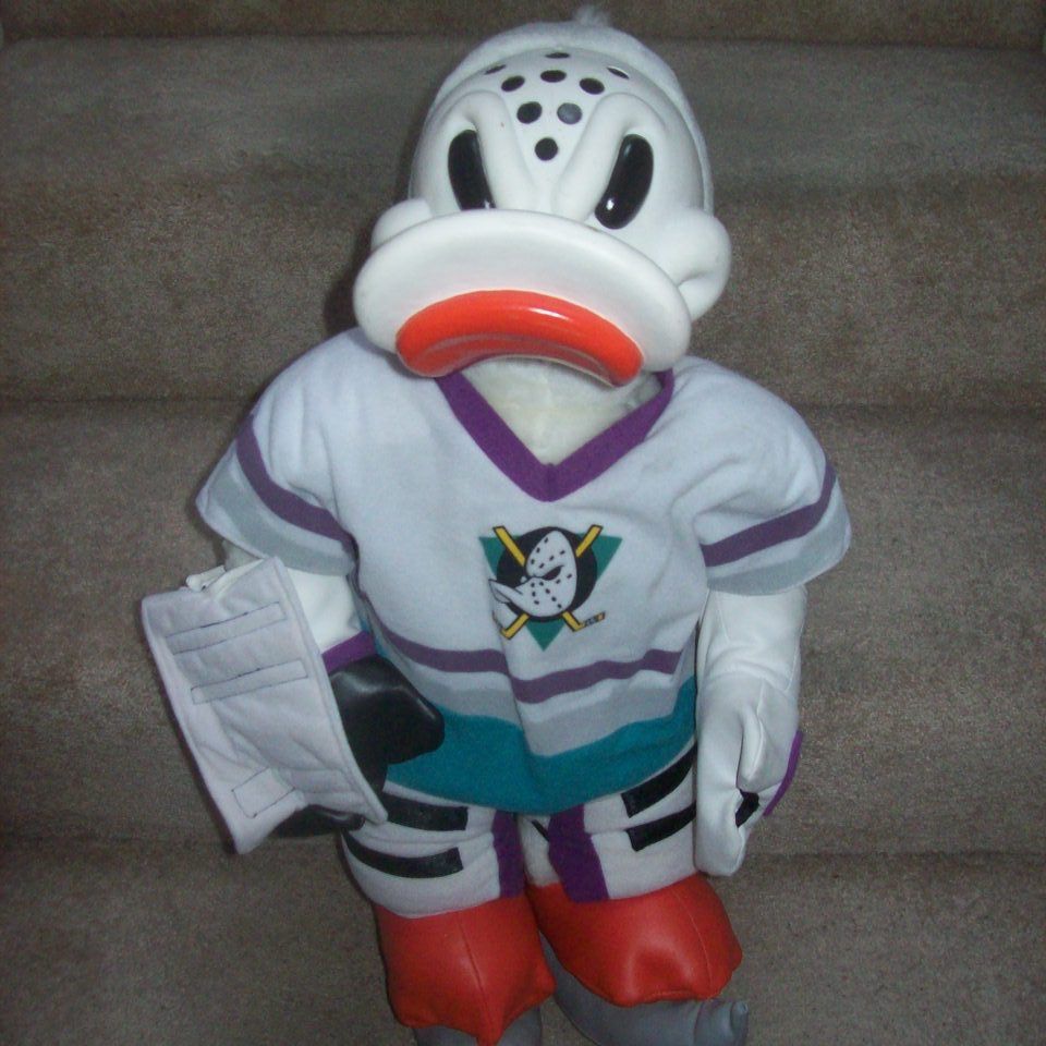 Anaheim Mighty Ducks “Wild Wing” Stuffed Mascot (24” Inches Tall )