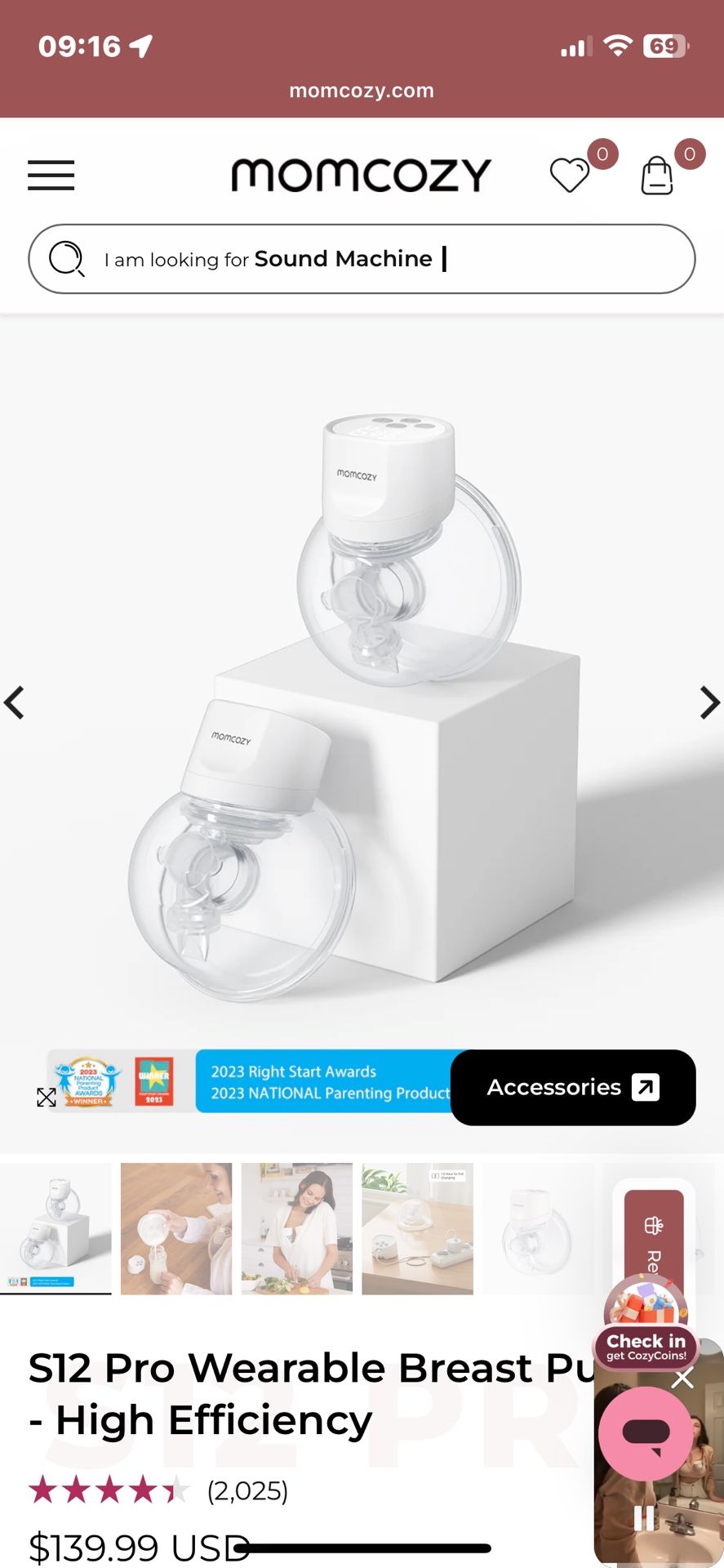 Momcozy S12 Pro Wearable Breast Pump