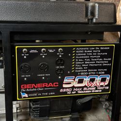 Generac 5000 Generator Make Offer