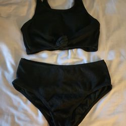 2pc Bikini Set/ Black 