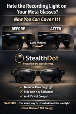 Meta Glasses Light Blocker
