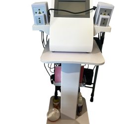 New Salon Skin Firming Body Cavitation RDF Machine With Rolling Cart