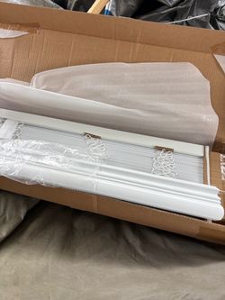 2” faux wood blinds
