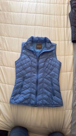 Blue Quilted Puffer Vest