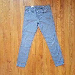 GAP Gray Muted Floral 5-pocket Denim Skinny Jeans Women's 28 Regular