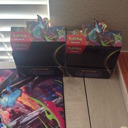 2 booster boxes of phantasmal bulk/ and code cards