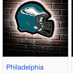 Philadelphia Eagles light up Wall Decor