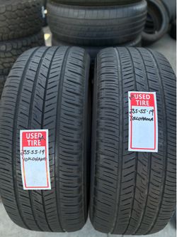 2 Yokohama Used Tires 235/55/19