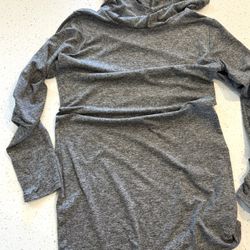 S The North Face Womens XGray Flashdry Hoodie Lightweight Hooded Pullover Shirt Small 