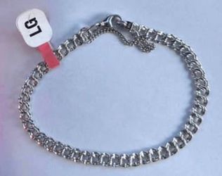 James Avery - Light Double Curb Charm Bracelet ( Large ) $70