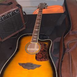 Keith Urban Guitar With Amp And Case