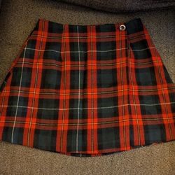 Women's Plaid Skirt 