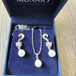 Monary silver Jewelry Set