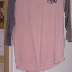 Pink And Grey "Pink" Top