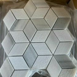  ️🔥🔥‼️🔥🔥‼️(Tampa Bay) Mosaicos River Stone Antislipery , Mosaicos antiresbalante Para Duchas Y Regaderas 