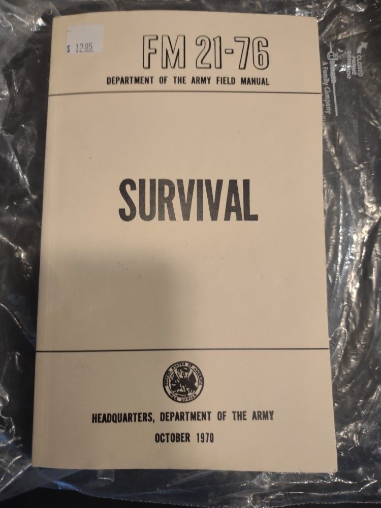 U.S. Army FM 21-76 Survival Field Manual