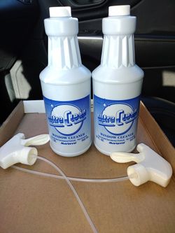 2 Bottles Streak Free -Industrial Concentrated Commercial  Window Glass Cleaner 64oz