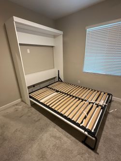 Bestar Queen Wall Bed / Murphy Bed – White - disassembled ready for pickup