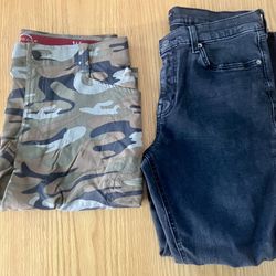 Men’s Cargo Shorts & Jeans
