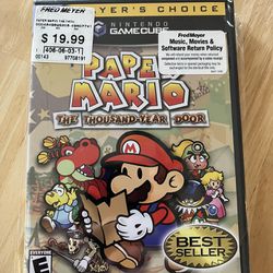 Paper Mario The Thousand-Year Door for Gamecube